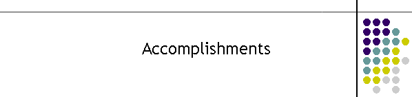 Accomplishments